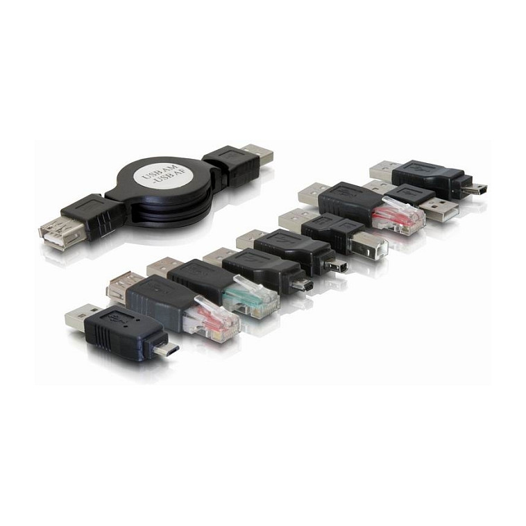 Set USB adaptera DELOCK 10-dijelni (USB-A, USB-B, Mini-B, Micro-B)-2