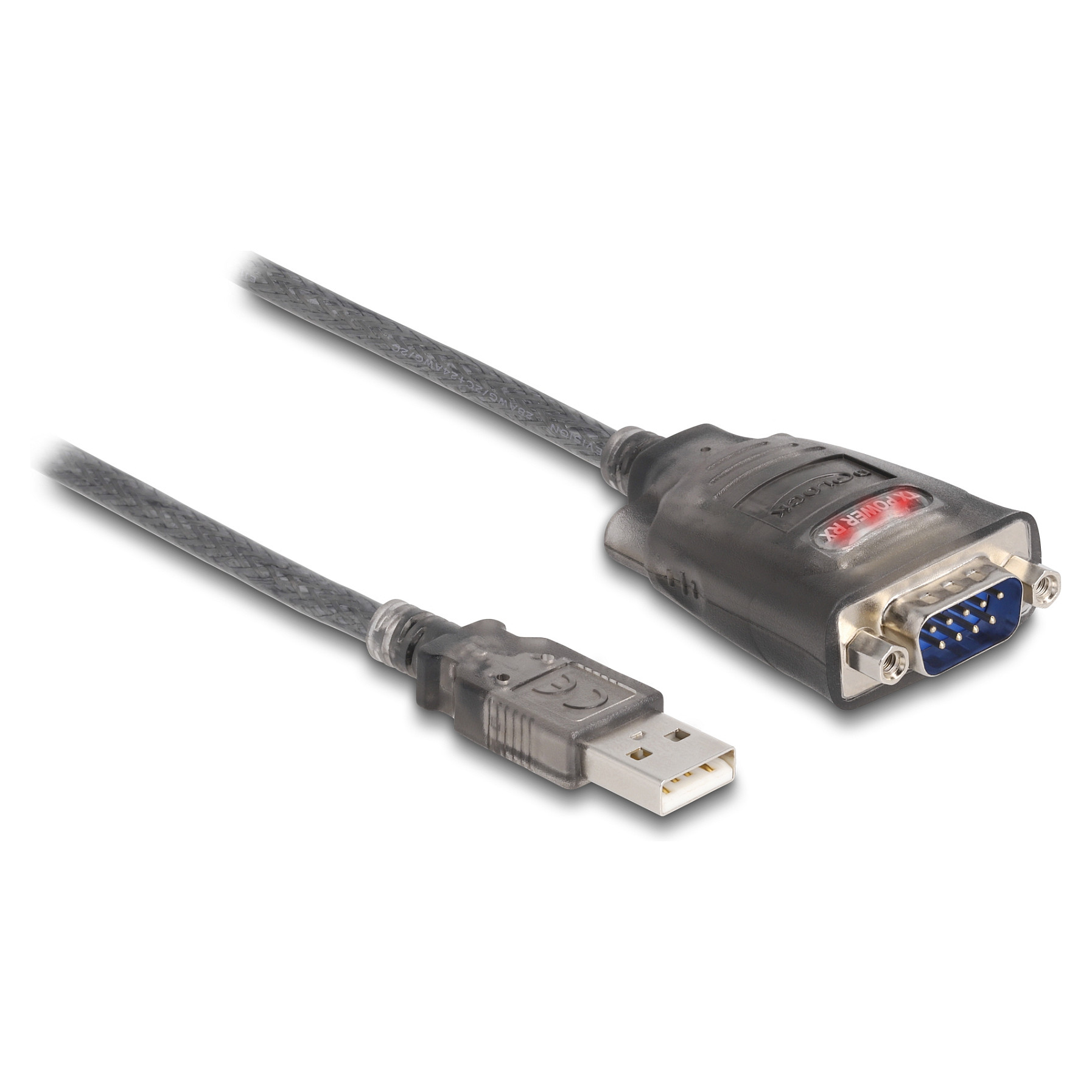 USB Adapter DELOCK 61412 USB 2.0 na Serijski RS-232 (DB9 M) 0.2m