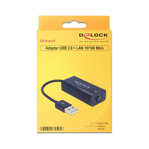 Mrežni adapter DELOCK USB 2.0 na LAN RJ45 (10/100 Mbps)-1