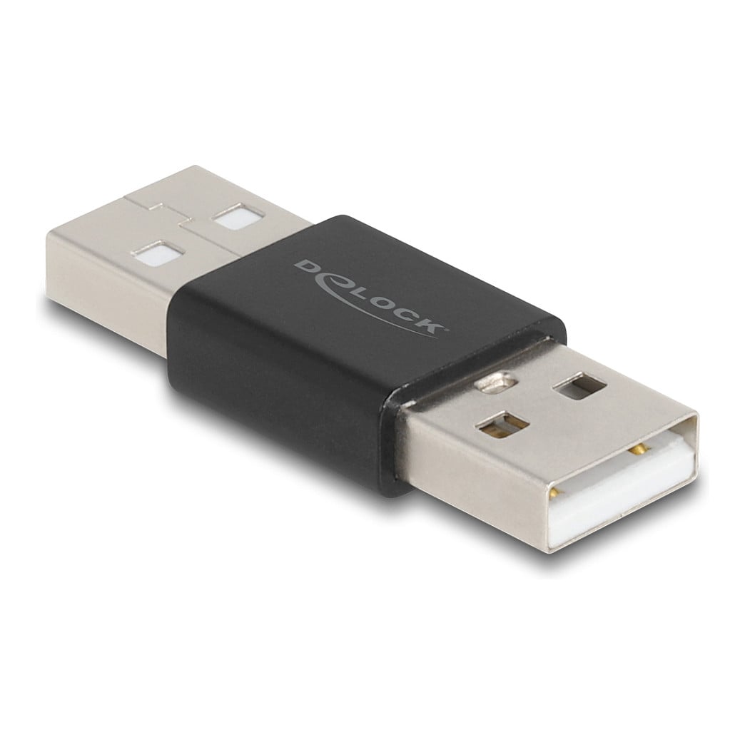 Adapter DELOCK 65108 USB-A 2.0 (M) na USB-A (M) metalni-0