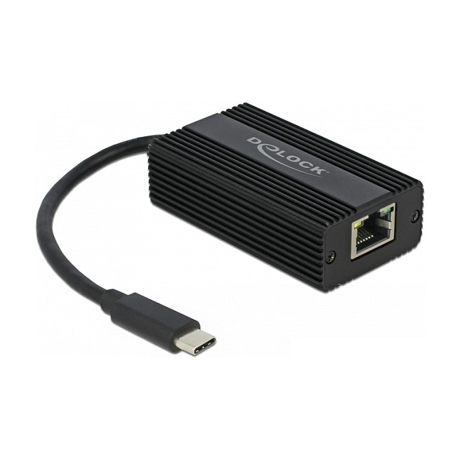 Mrežni adapter DELOCK USB-C na 2.5 Gigabit LAN (RJ45, Realtek RTL8156)-0