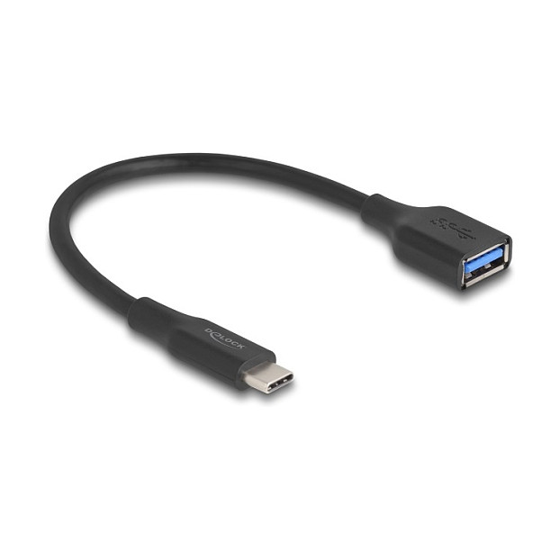 USB-C na USB-A adapter DELOCK 67179 (10 Gbps, 60W PD, QC 3.0, 19 cm)-0