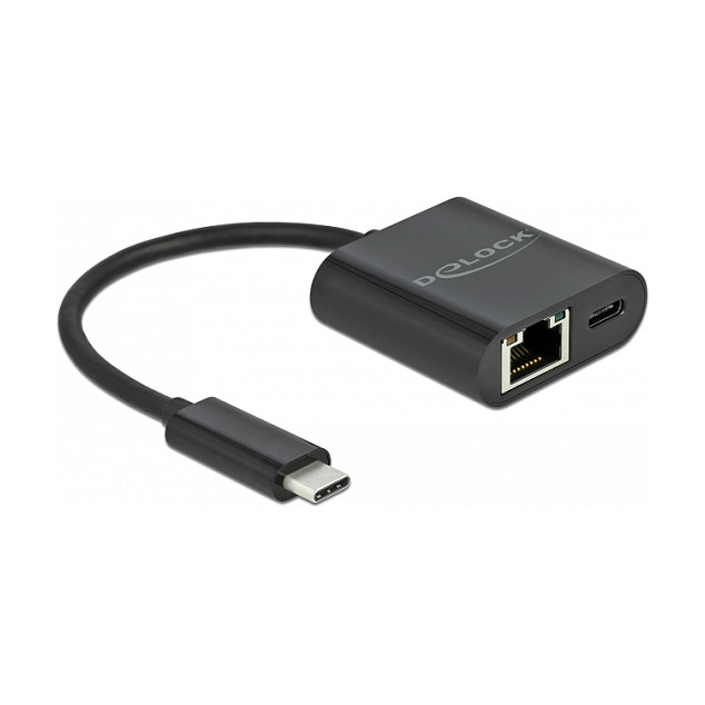 Mrežni adapter DELOCK USB-C na Gigabit LAN (1000 Mbps, Power Delivery)-0