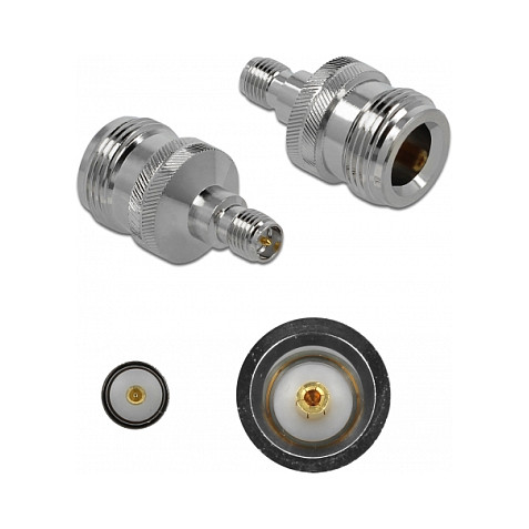 Adapter DELOCK N (ženski) na RP-SMA (ženski) (10 GHz, 50 Ohm)-0