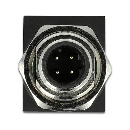 Mrežni adapter DELOCK M12 D-kodirani 4-pinski muški na RJ45 ženski (Cat.5e, IP67, za ugradnju)-1