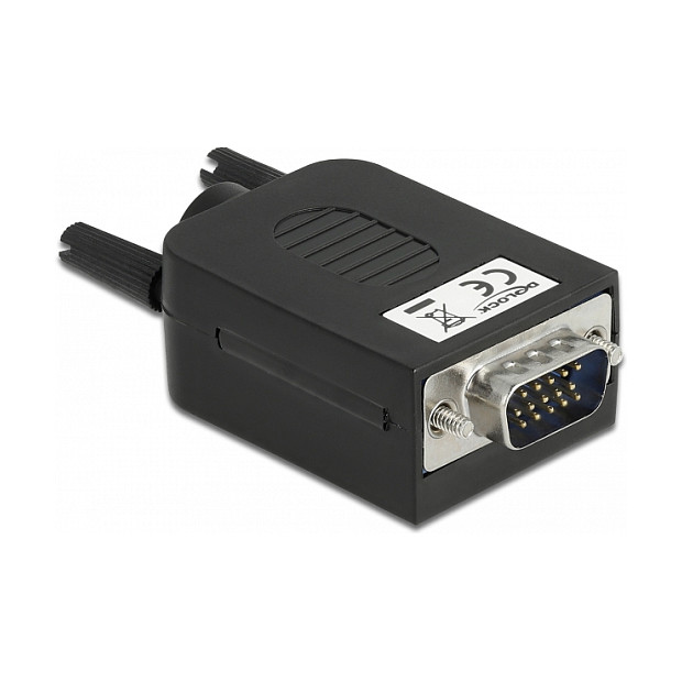 Adapter DELOCK VGA 15-pin muški na 16-pinski terminalni blok (66258)-1