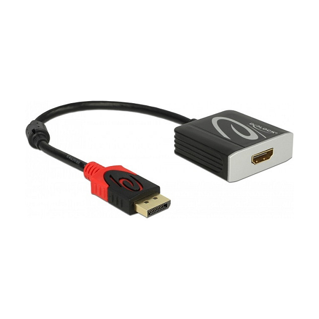 Adapter DELOCK DisplayPort 1.4 na HDMI (4K 60 Hz, HDR, aktivni)-0