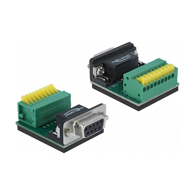 Adapter DELOCK D-Sub 9-pinski ženski na 9-pinski terminalni blok (66322)