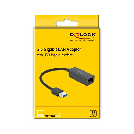 Mrežni adapter DELOCK 66646 (USB-A 3.2 na 2.5 Gigabit LAN, RJ45)-1