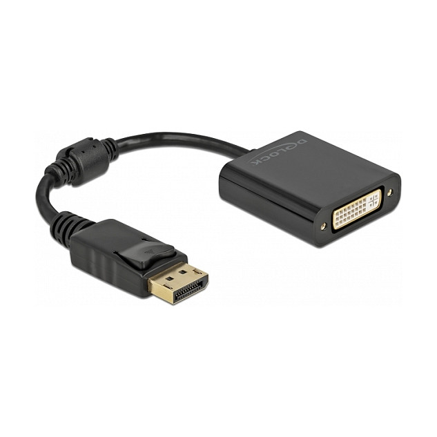 Adapter DELOCK DisplayPort 1.1 (M) na DVI (Ž) pasivni (1920x1200@60Hz)