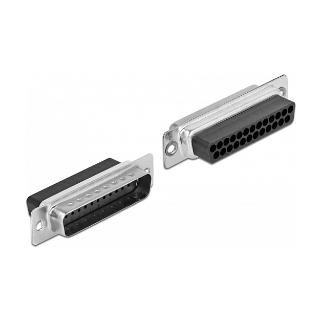 Adapter DELOCK D-Sub 25-pinski (M) na RJ45 (Ž) modularni, montažni set, plavi-1