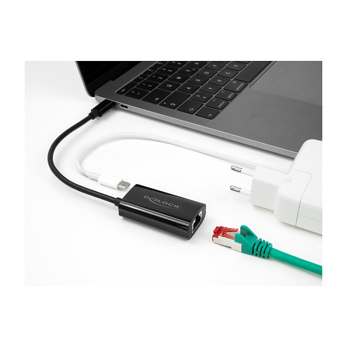 Adapter DELOCK USB-C na Gigabit LAN (100W Power Delivery)-1