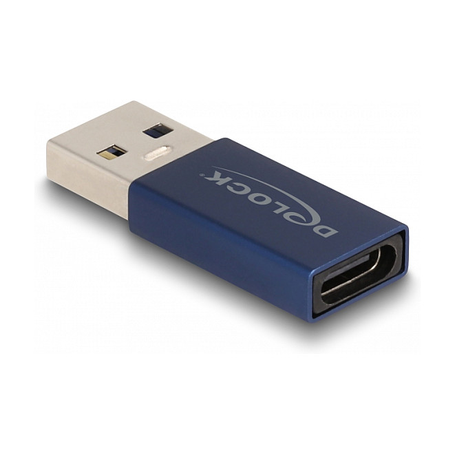 USB Adapter DELOCK 60049 USB-A na USB-C (10 Gbps, aktivan, plavi)-1