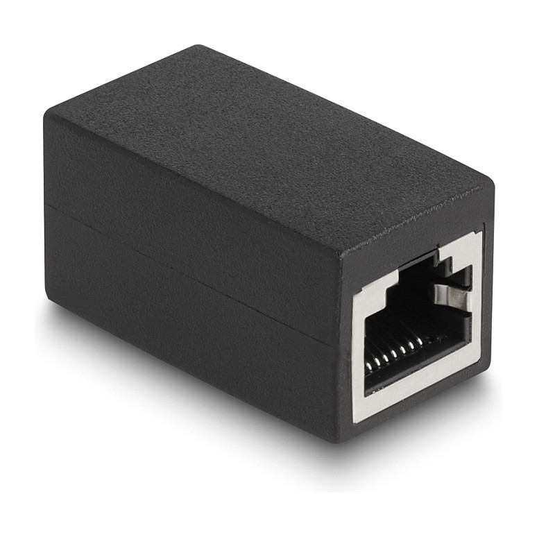 Mrežni adapter DELOCK RJ45 na RJ45 Cat.6 (88003), UTP, crni-0
