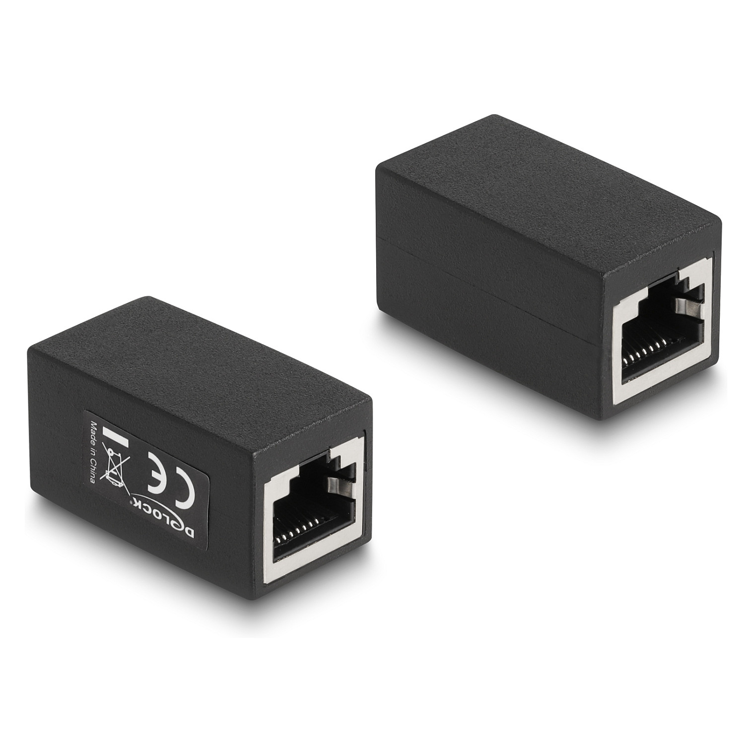 Mrežni adapter DELOCK RJ45 na RJ45 Cat.6 (88003), UTP, crni-2