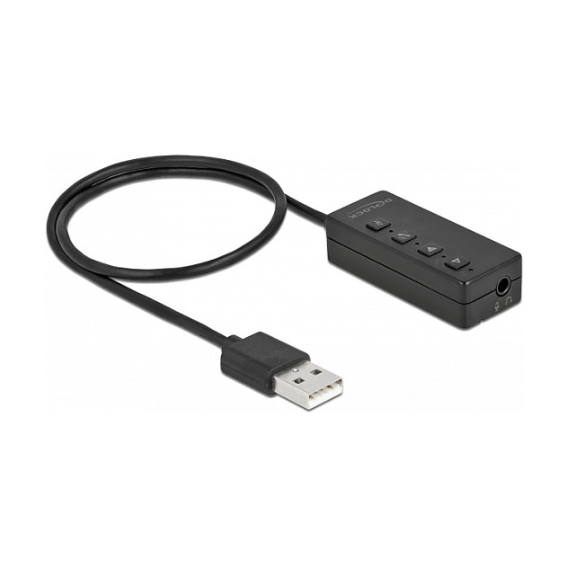 USB zvučna kartica DELOCK 66731 (USB-A na 2x 3.5mm, 7.1 Virtual Sound)-0