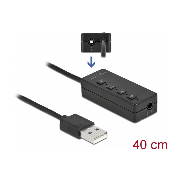 USB zvučna kartica DELOCK 66731 (USB-A na 2x 3.5mm, 7.1 Virtual Sound)-1
