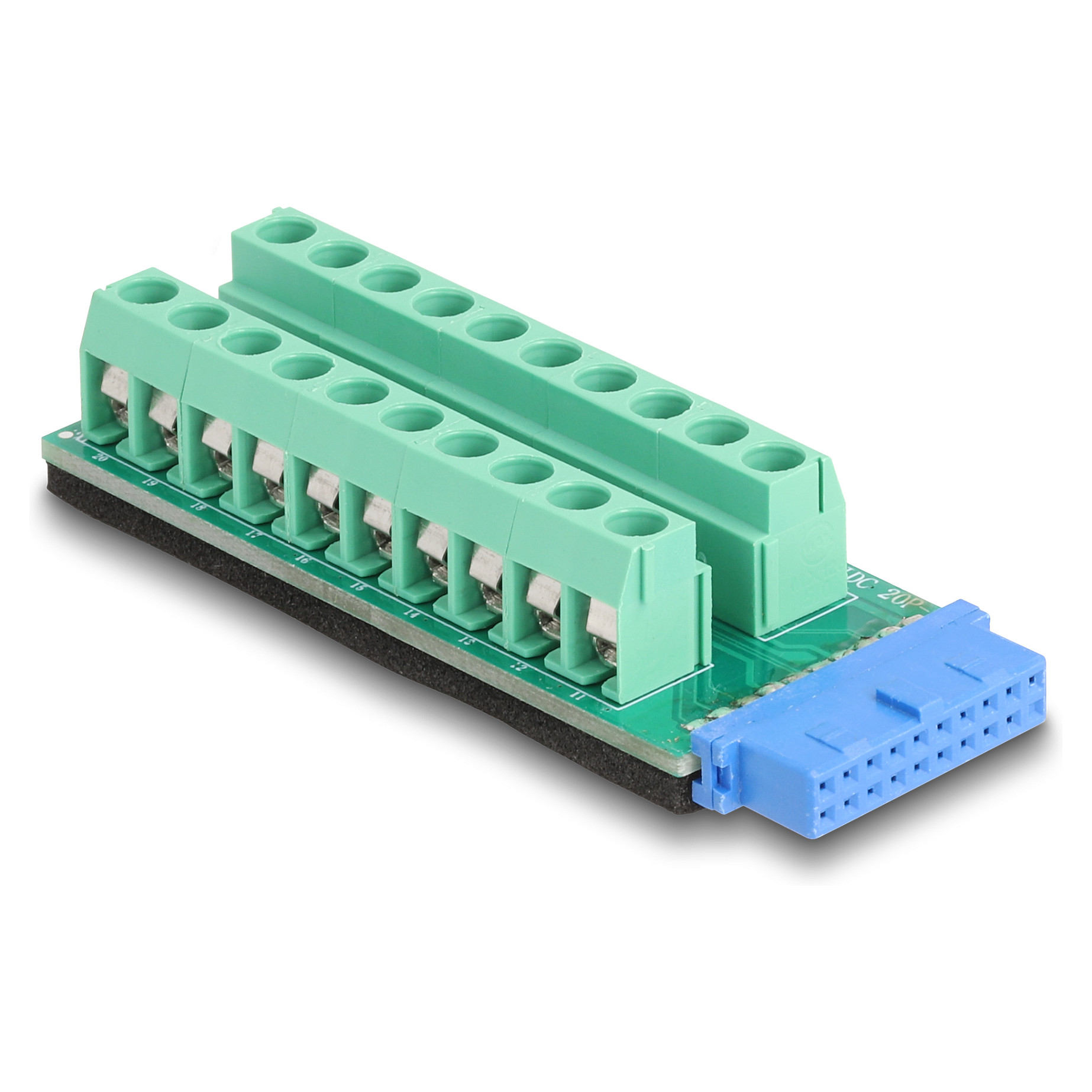 Adapter DELOCK USB 3.0 19-Pin na 10-Pin Terminal Block (67191)-0