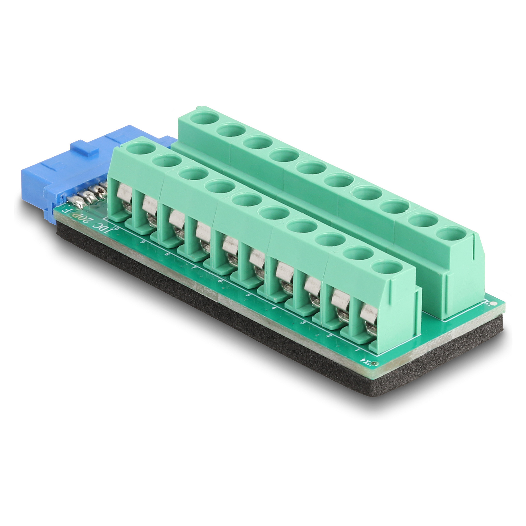 Adapter DELOCK USB 3.0 19-Pin na 10-Pin Terminal Block (67191)-1