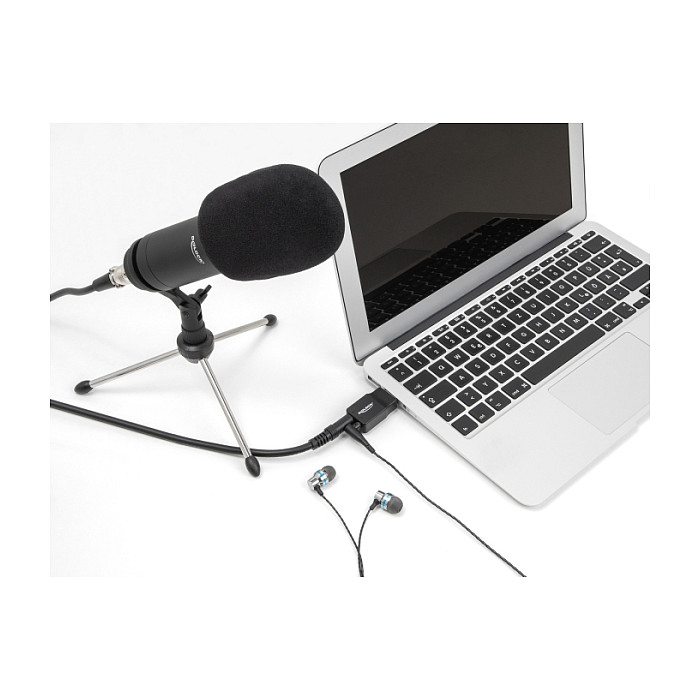 USB zvučna kartica DELOCK 66634 (USB-A na 2x 3.5mm, Plug & Play)-2