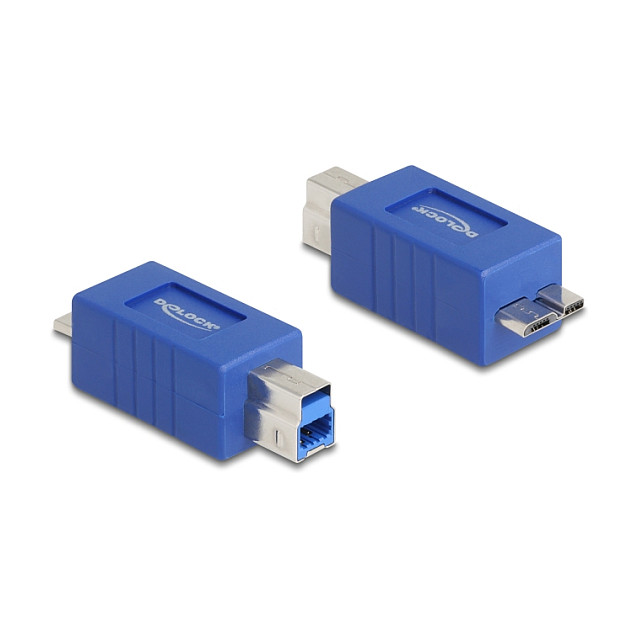 USB Adapter DELOCK 67215 (USB-B muški na Micro-B muški, 5 Gbps, ukršteni)