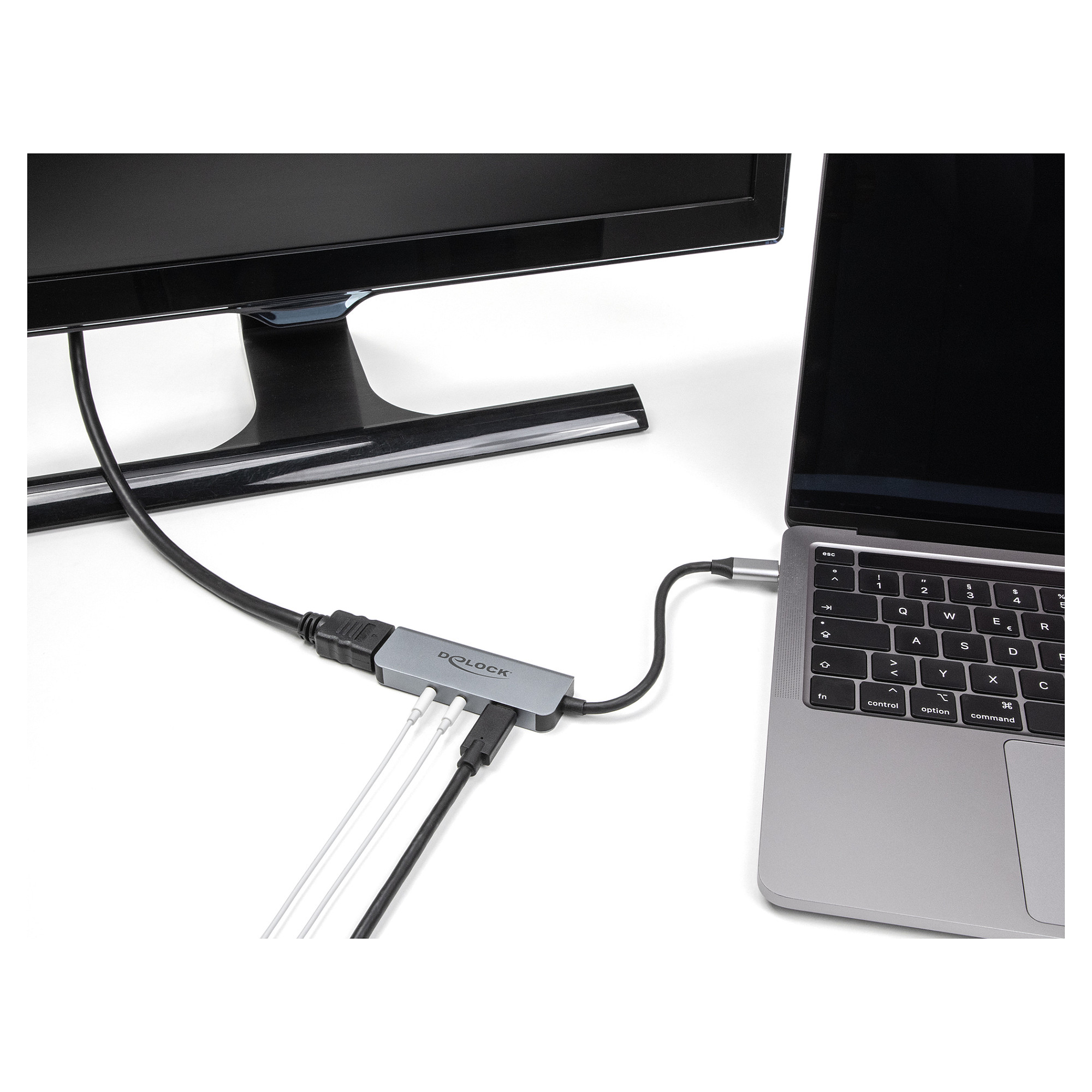 Adapter DELOCK 61064 USB-C na HDMI (4K 60Hz, 3.5mm Audio, USB-C PD 95W)-1