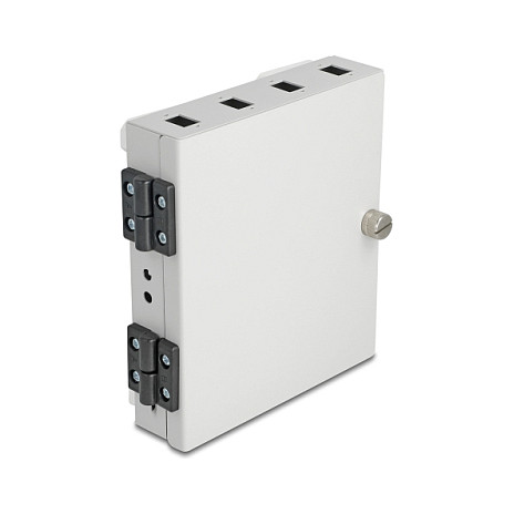 Mrežna oprema DELOCK Zidna kutija za optičke kablove (4x SC Simplex / LC Duplex, metalna)-0