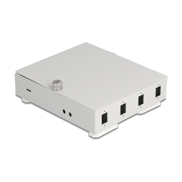 Mrežna oprema DELOCK Zidna kutija za optičke kablove (4x SC Simplex / LC Duplex, metalna)-2
