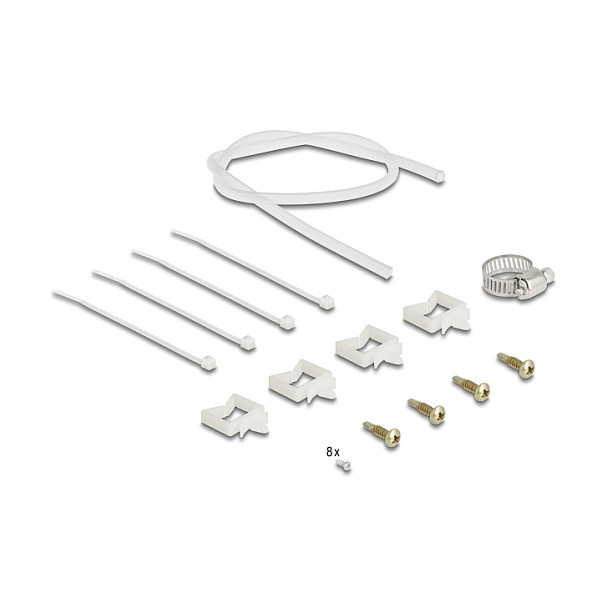 Mrežna oprema DELOCK Zidna kutija za optičke kablove (4x SC Simplex / LC Duplex, metalna)-6