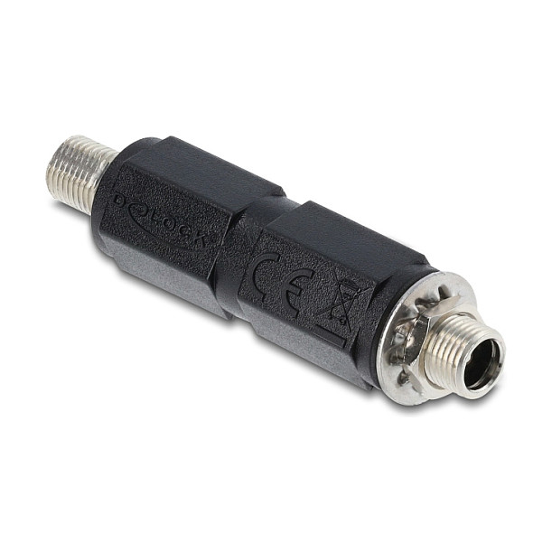 DC Adapter DELOCK 5.5 x 2.1 mm ženski na ženski s navojem za ugradnju-0