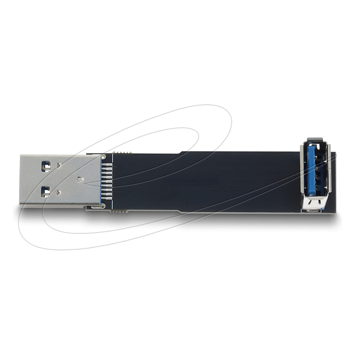 USB Adapter DELOCK 65917 (USB-A muški na USB-A ženski, 90° kutni, 10 Gbps)-2