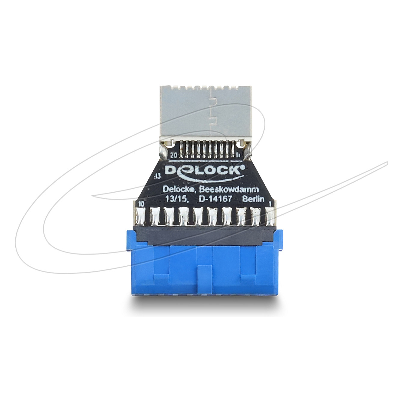 Adapter DELOCK 67344 (USB 5 Gbps 20-pin na USB-C Key B)-1