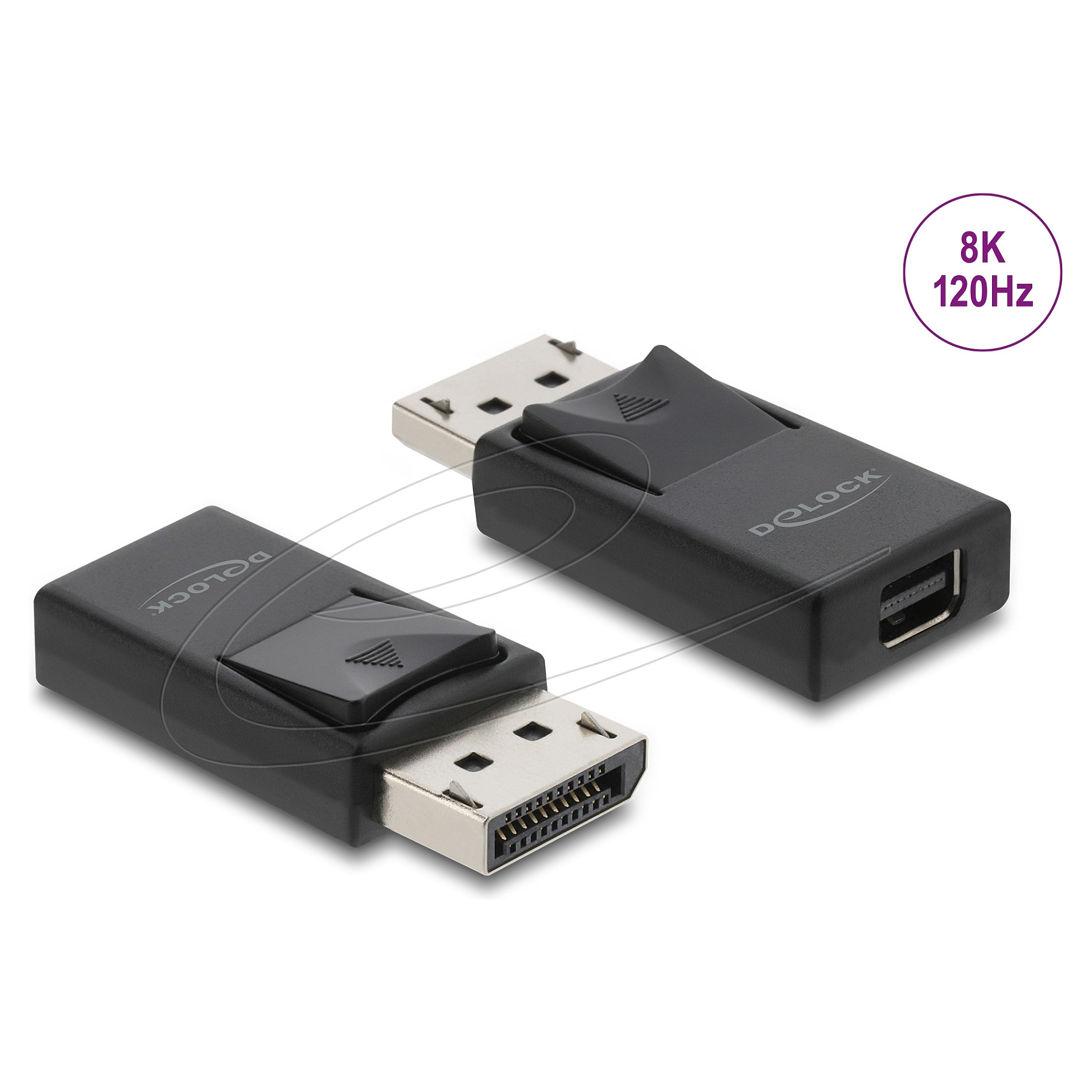 Adapter DELOCK DisplayPort na Mini DisplayPort 61074 (8K 60Hz, HDR, dvosmjerni)-0