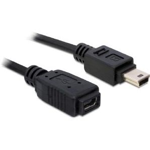 USB kabel DELOCK 2.0 Mini-B produžni (M/Ž) 1m