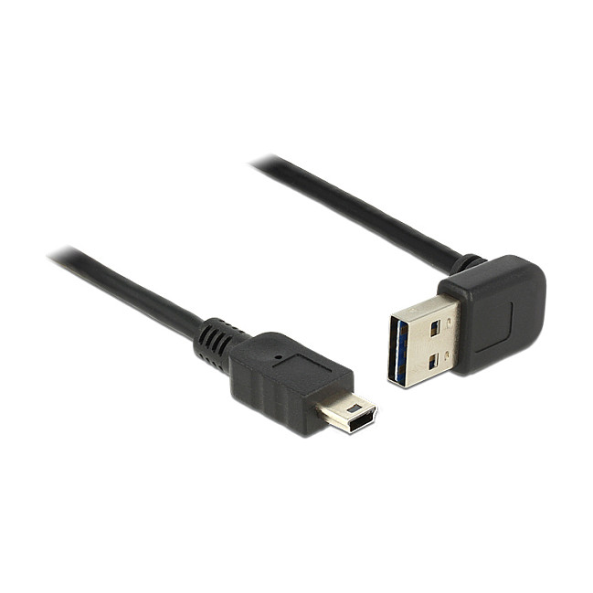 USB Kabel DELOCK EASY-USB 2.0-A na Mini-B (kutni, 2 m)-0