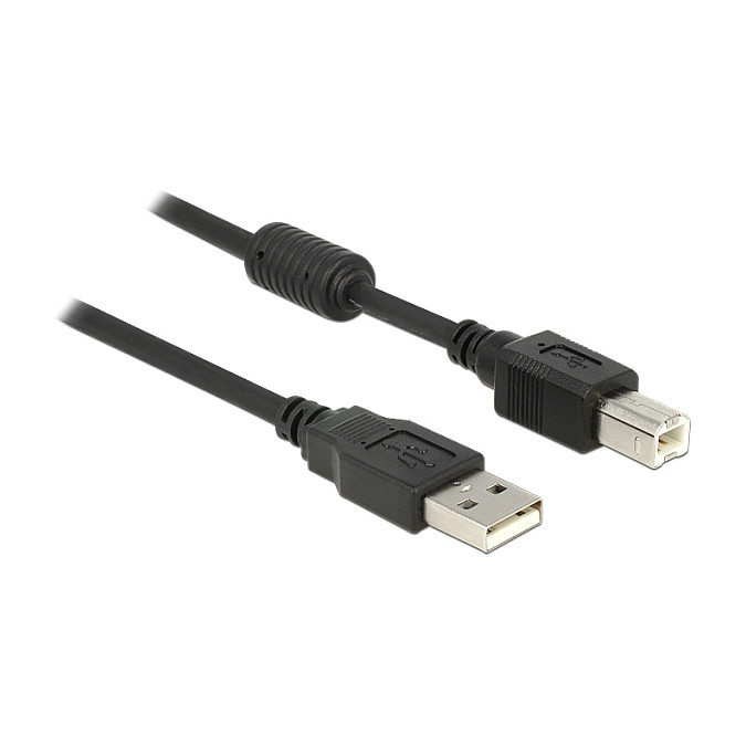 USB kabel DELOCK 2.0 A-B 1m (s feritnom jezgrom)-0