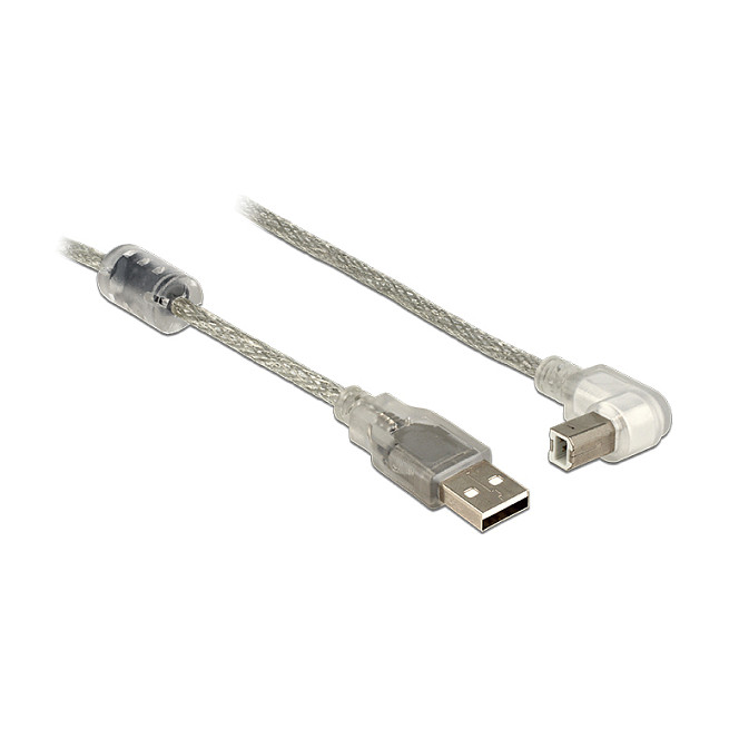 USB kabel DELOCK 82678 (USB-A (M) na USB-B (M), 2.0, 90° kutni, 0.5m)-0