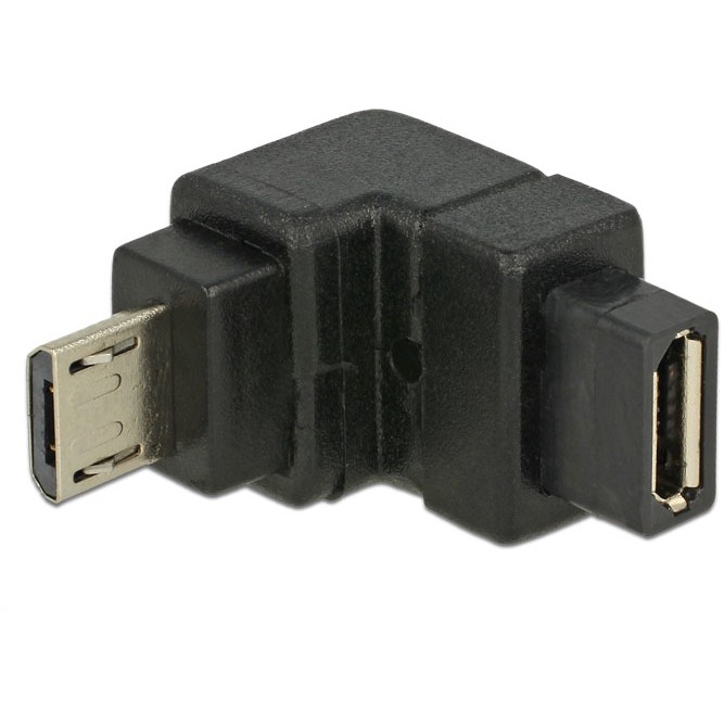 USB Adapter DELOCK 65453 (micro-B M na micro-B Ž, kutni dolje)-0