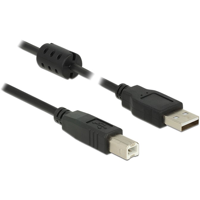 USB kabel DELOCK 2.0 A-muški na B-muški, 1.0 m, crni-0