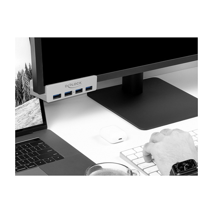 USB Hub DELOCK 4-portni 3.0 (metalno kućište, vijak za pričvršćivanje)-2