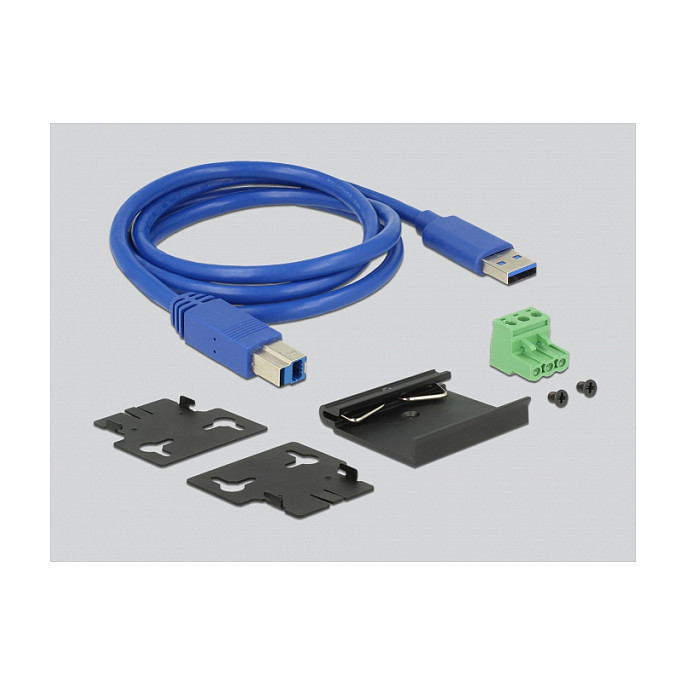USB Hub DELOCK Industrial 7-portni (metalno kućište, 15 kV ESD zaštita)-1