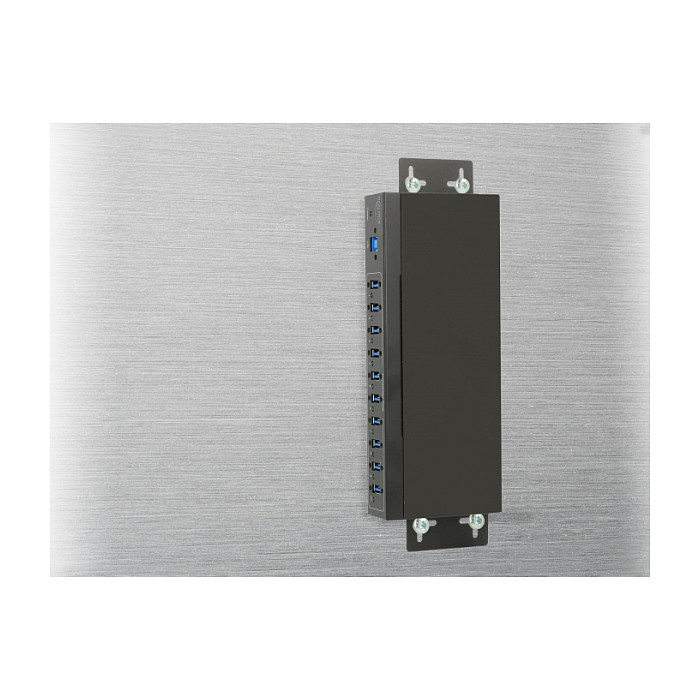 USB Hub DELOCK 64097 Industrijski (10x USB 3.0, 20 kV ESD zaštita, metalno kućište)-2
