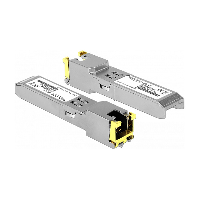 SFP Modul DELOCK 10/100/1000Base-T RJ45 (Gigabit Ethernet, do 100m)