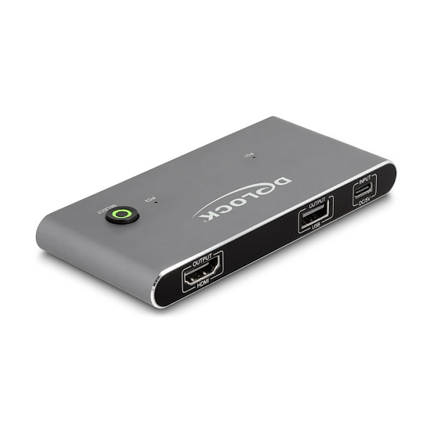 KVM Switch DELOCK 11485 (USB-C i HDMI na HDMI, 8K 60Hz, 2x USB 2.0)-0