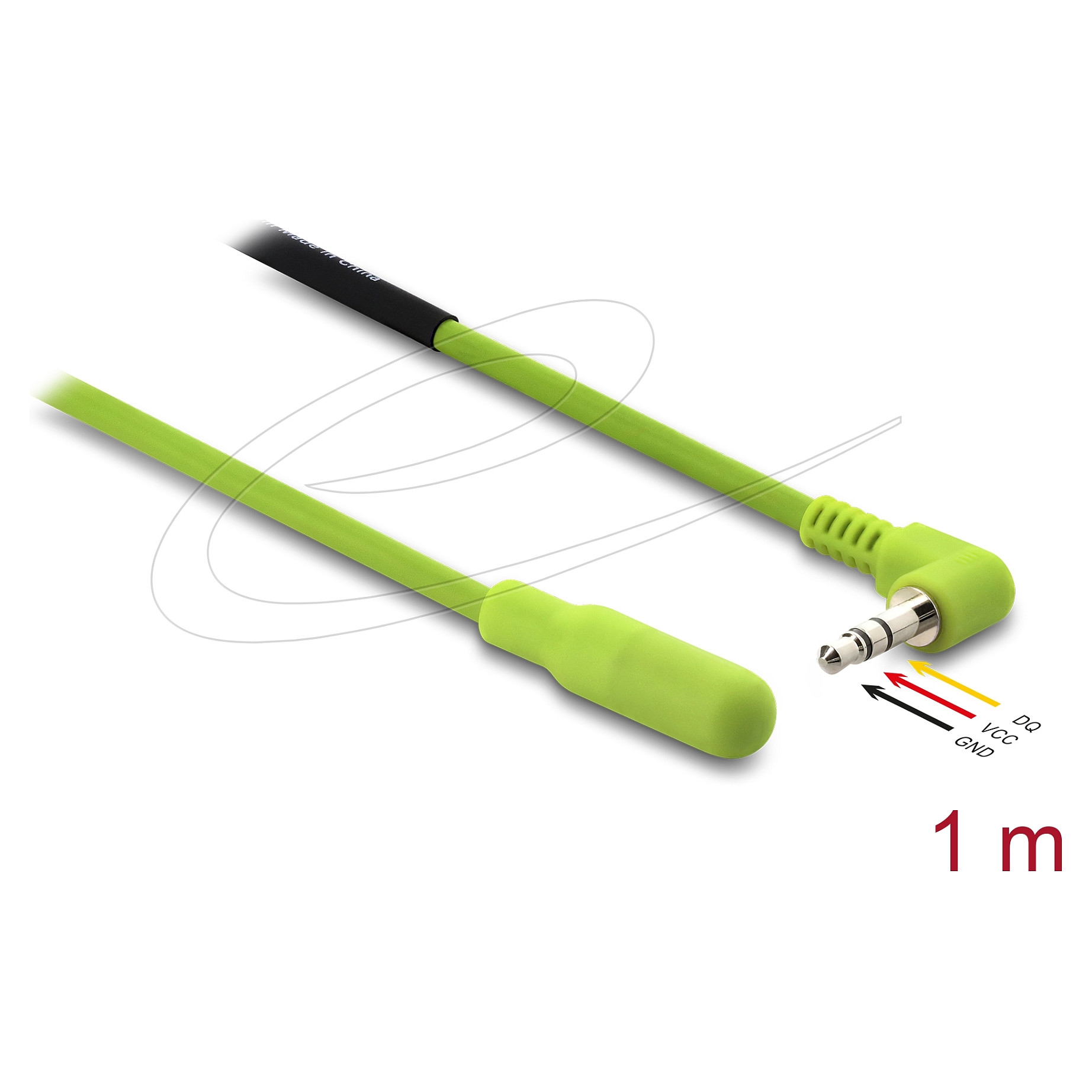 Senzor temperature DELOCK 91394 (DS18B20, 3.5mm 3-pin, 90° kutni, 1 m)-1