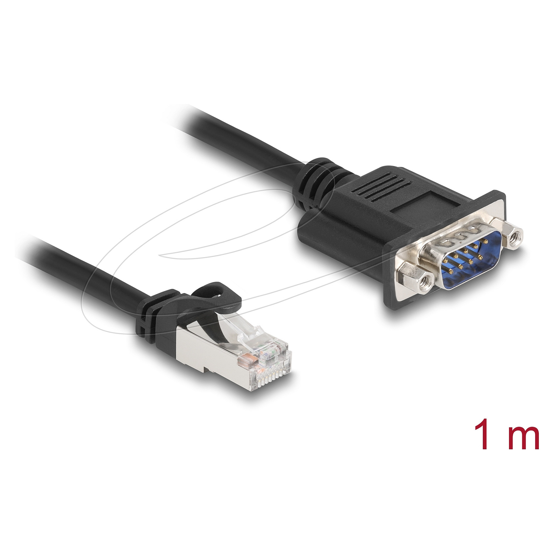Kabel DELOCK CAN Bus RJ45 na D-Sub 9 muški 1m (Cat.5e STP, s maticama)-1