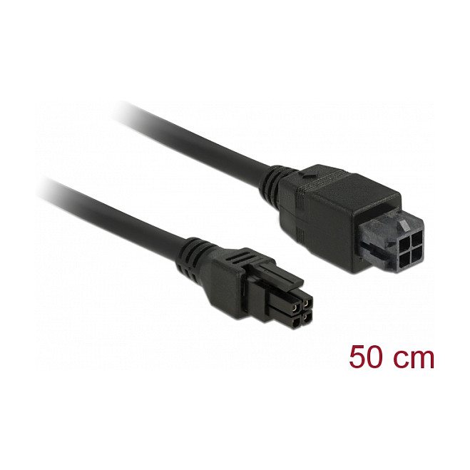 Kabel DELOCK Micro-Fit 3.0 4-pinski produžni (M/Ž, 50 cm)