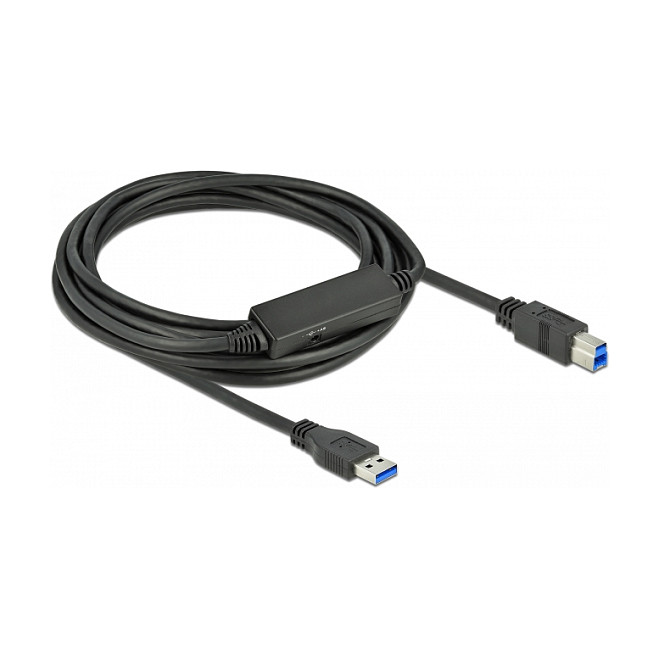 Aktivni USB kabel DELOCK 85379 (USB-A na USB-B, 5 Gbps, 5 m)-0
