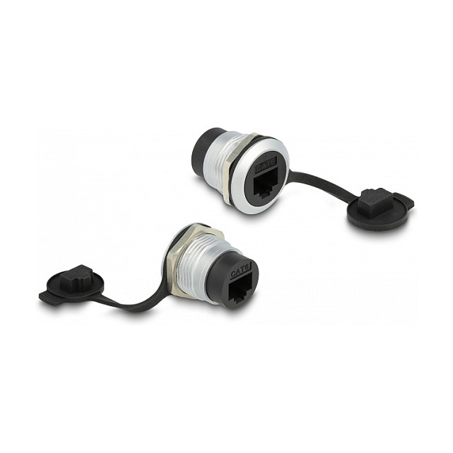 RJ45 ugradbena utičnica DELOCK 86967 (Cat.6, STP, s poklopcem protiv prašine)