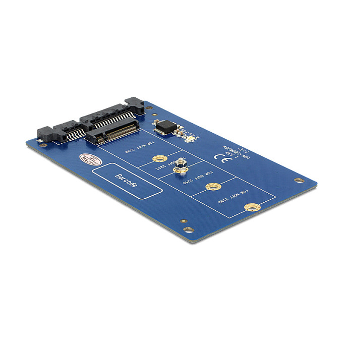 Konverter DELOCK 62559 SATA 22-pin na M.2 NGFF (za 2.5" ugradnju, SATA 6 Gb/s)-0